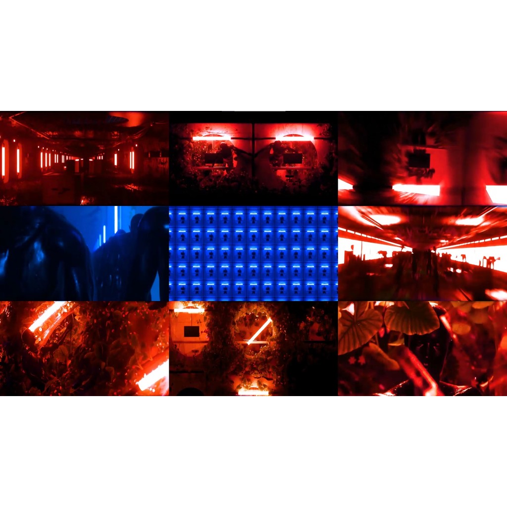VJ LOOP | 🔴🔵 Red & Blue Character Scene Space – Club LED Screen Background 🌌🧍 [MICHIGO STUDIO]