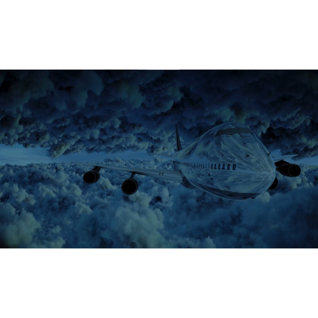 VJ LOOP | ✈️ 3D Cloud Plane Flying Visual – Aerial Atmosphere LED Background VJ 🎥☁️ [MICHIGO STUDIO]