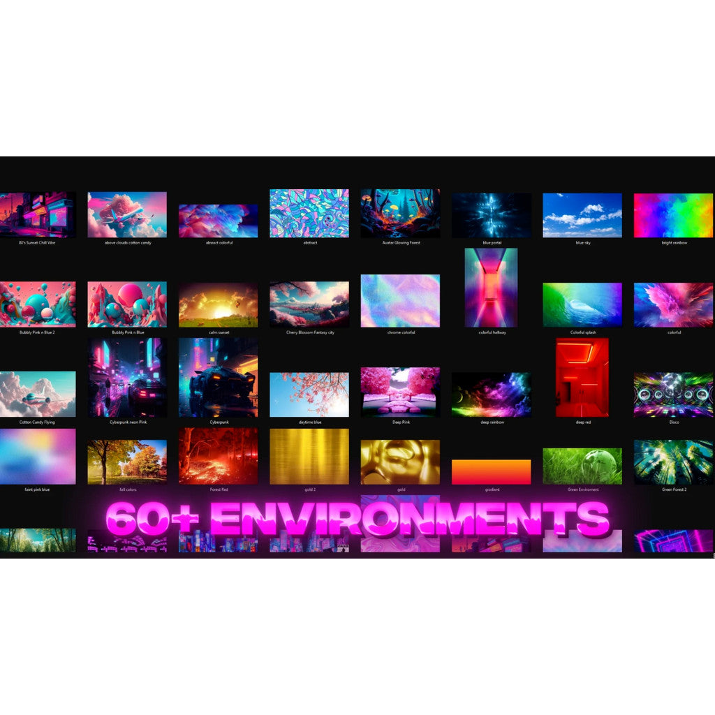 ✨ Shootatime Trendy 3D Text Effects + Psychedelic Acid Background Animation Elements (JPG + MP4) [MICHIGO STUDIO]