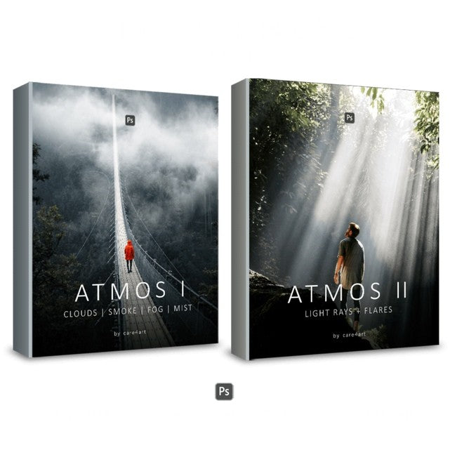 🌫️ 56 Julian Herbrig Light Ray + Fog Overlays & Lens Flare Brushes ⚡ Texture Pack [MICHIGO STUDIO]