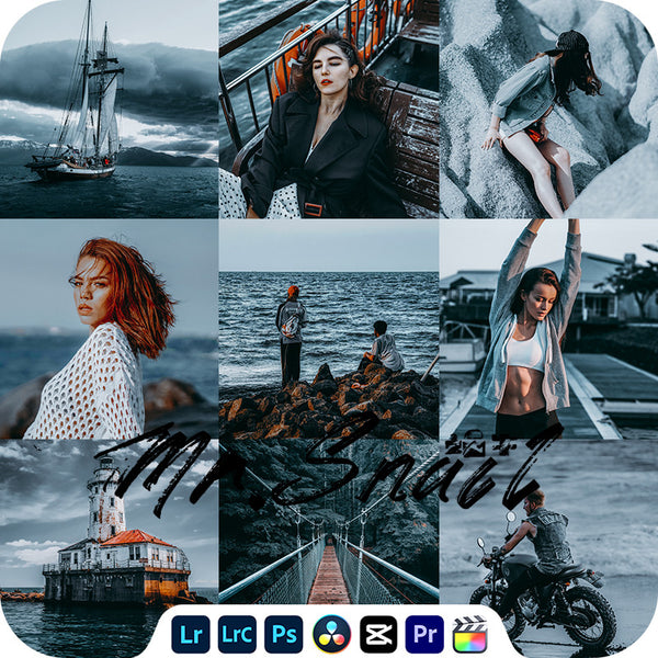 Preset | 🎨 Mr.237 Neutral Gray Blue – LR/PS/FCPX/DaVinci Color Filters
