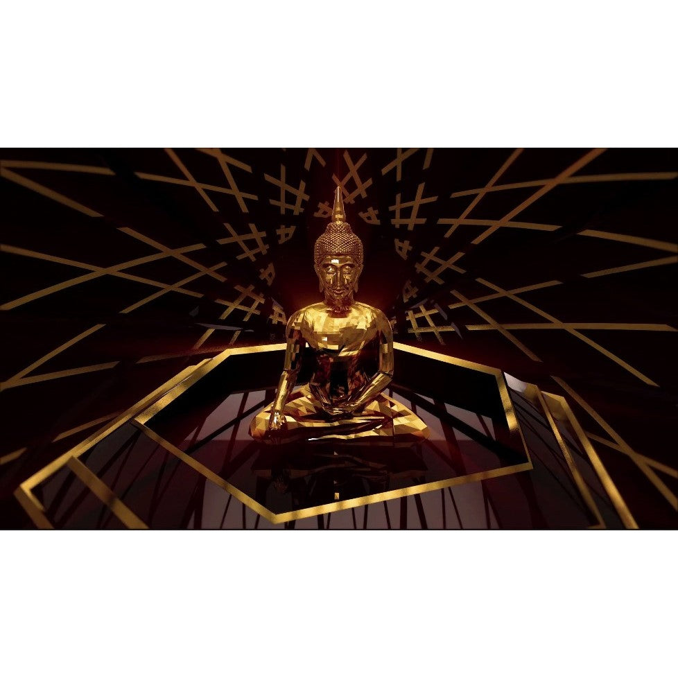🎥 VJ LOOP | Buddha Statue Animation Visual LED Background 🧘🕉️🎥 [ MICHIGO STUDIO ]