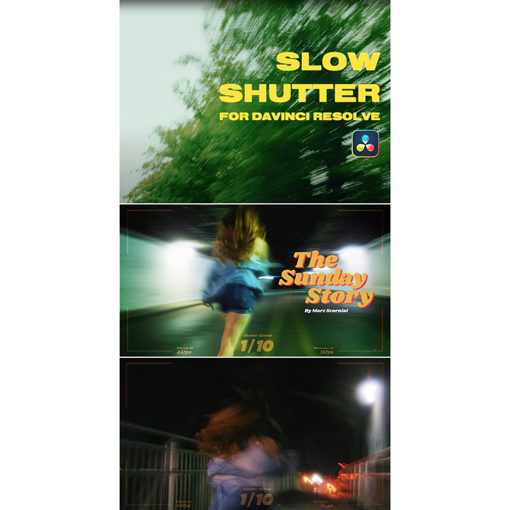 🕶️ Slow Shutter Motion Blur | Drag Trail FX Plugin [MICHIGO STUDIO]
