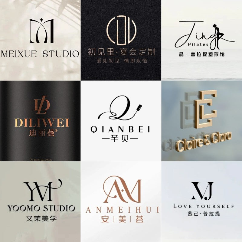 🎨 LOGO DESIGN | Premium Letter Logo ✍️ Elegant Brand Name & Icon for Shop, Wedding, Company 💼💍 [MICHIGO STUDIO]
