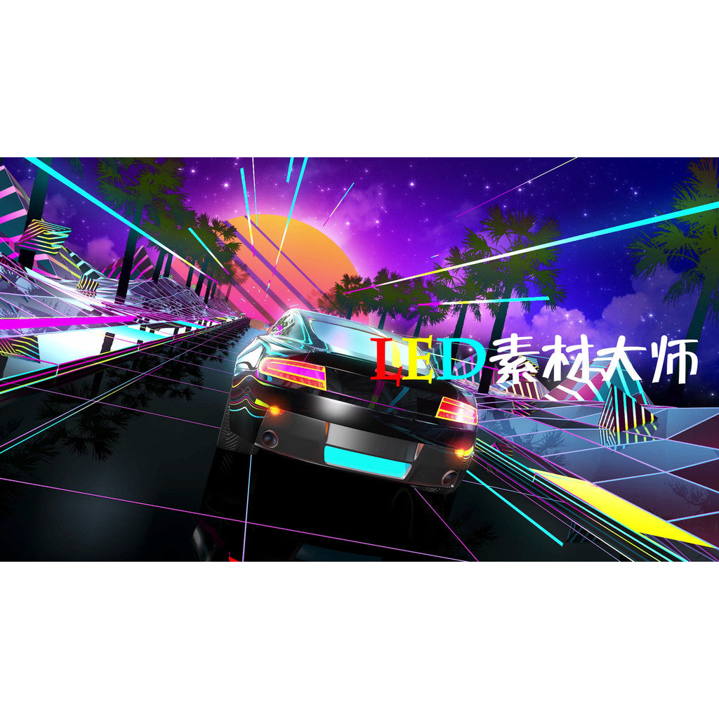 VJ LOOP | 🎧 Hip-Hop Bounce Cartoon Fun Visual – LED Room VJ Background 🧢💫 [MICHIGO STUDIO]