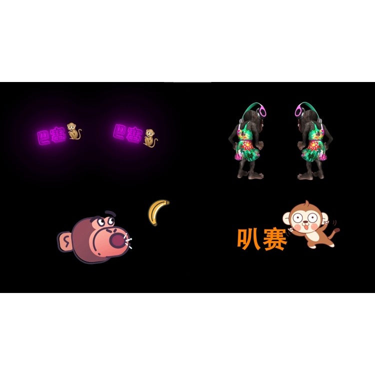 🎥 VJ LOOP | Barcelona Roar 🦁 Cartoon Animation 🎶 Bounce Rhythm 🎵 LED Screen 🌃 Bar Background [ MICHIGO STUDIO ]