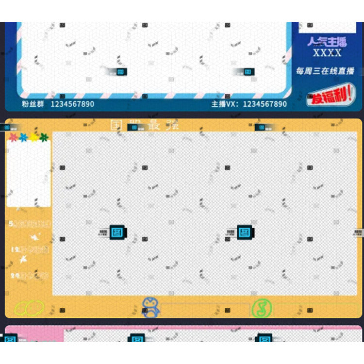 📱 Mobile Gaming Overlay for MLBB / LoL – Stream Border Design Template [MICHIGO STUDIO]