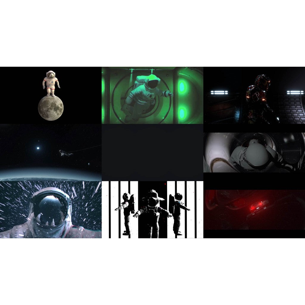 🎥 VJ LOOP | Astronaut & Spaceship Sci-Fi Universe LED Background 👨‍🚀🚀 [ MICHIGO STUDIO ]