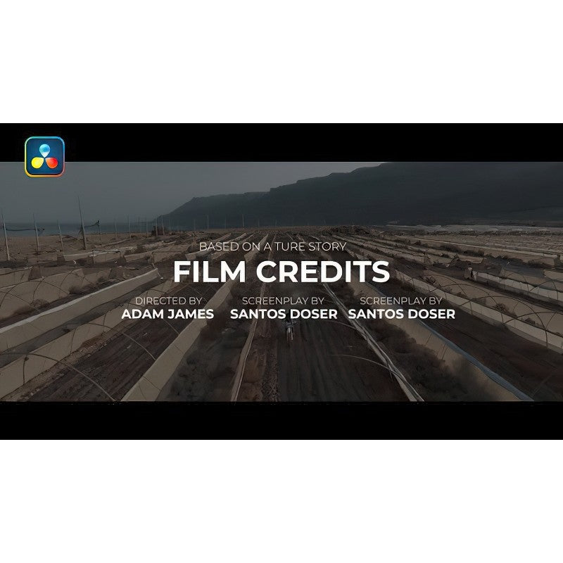 📝 Movie Title Sequences | 33 Opening/Closing Text Templates [MICHIGO STUDIO]