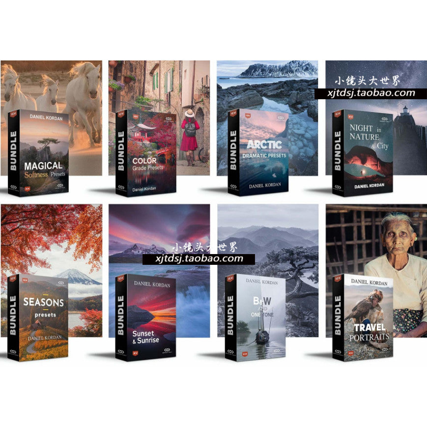 🌄 107 Daniel Kordan Landscape XMP Presets ✨ Magical Nature Photography Pack (8 Sets) [MICHIGO STUDIO]