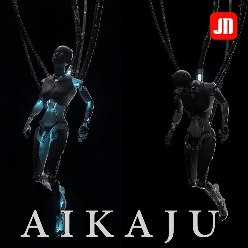 🎥 VJ LOOP | Vertical 4K Naked Eye 3D Floating AI Robot Video for Club & Livestream 🤖📱 [MICHIGO STUDIO]