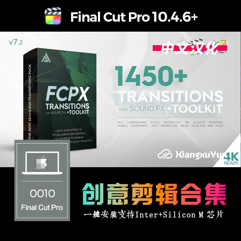 FCPX | 🎥 Ultimate Plugin Bundle – 500 Creative Transitions & 250+ Sound Effects Pack for Editing [MICHIGO STUDIO]
