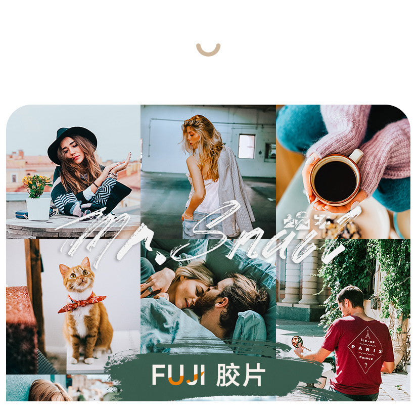 📸 Mr.241 Fuji Film - Lightroom Preset (Mobile, Capcut, DaVinci, PS)