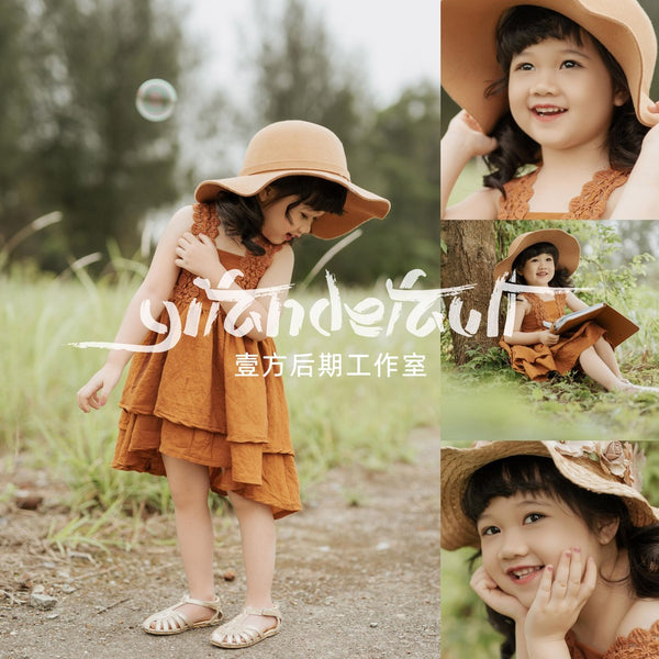 📸 LR Pixelcake Preset Green Orange Children – Lightroom Preset (7 Sets, Capcut, Mobile, PS, PhaseOne)