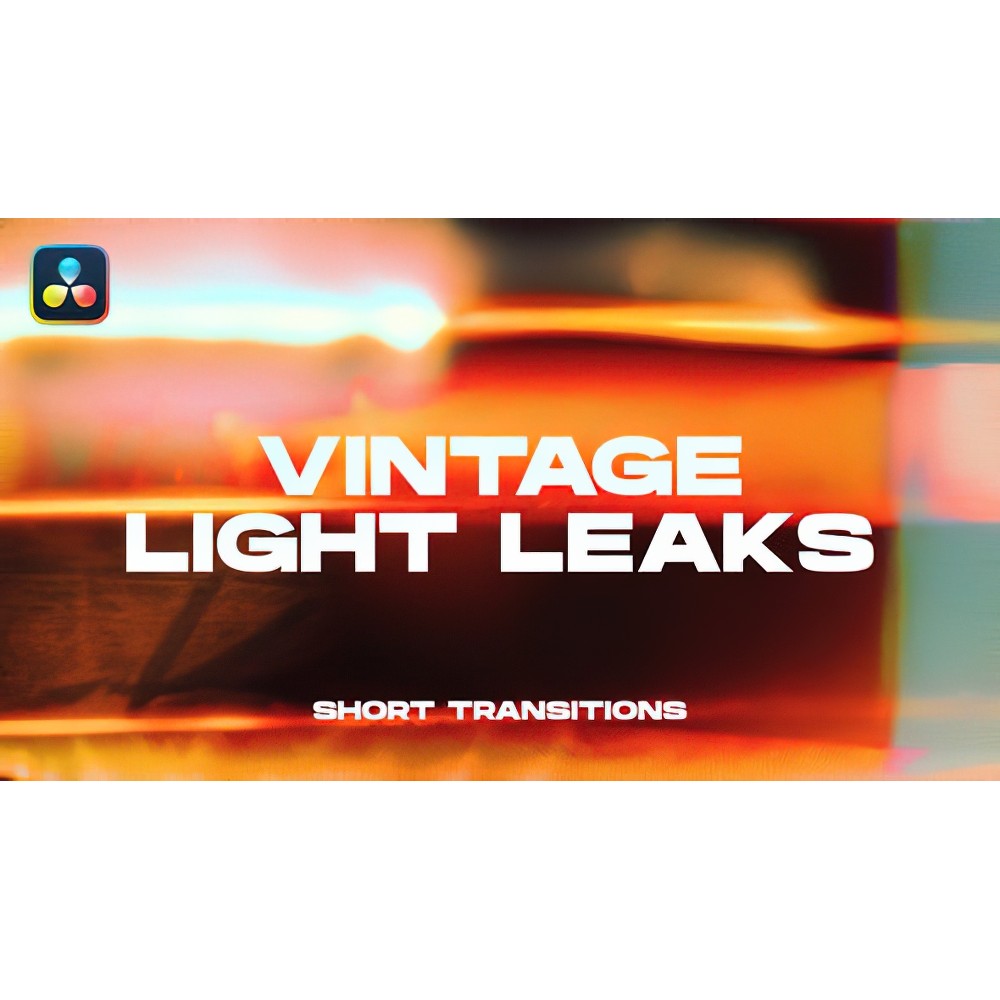 🌈 Vintage Light Leaks V1 | 20 Retro Burn & Flash Transition FX [MICHIGO STUDIO]