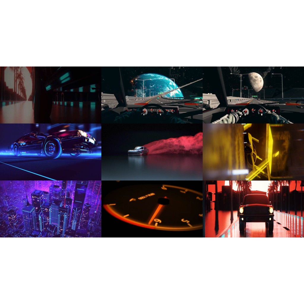 🎥 VJ LOOP | Fast & Furious Car Racing LED Visuals for Club 🏎️💨🚗 [ MICHIGO STUDIO ]