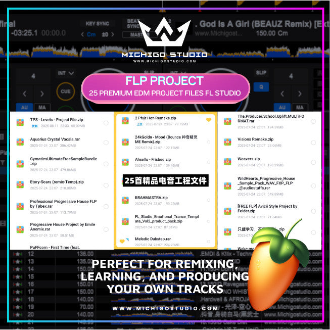 ⚡FL STUDIO | 25 Premium EDM Project Files FL Studio
