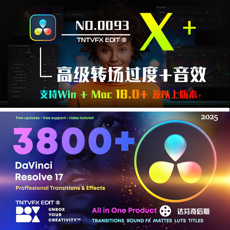 🎬 3920+ Transitions & FX | Premium DaVinci Templates + Sound Effects [MICHIGO STUDIO]