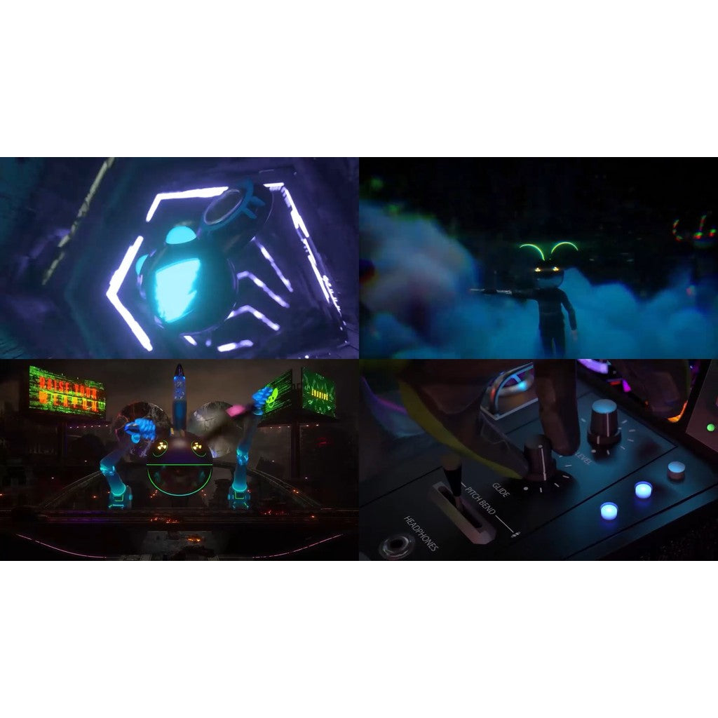 🎥 VJ LOOP | DJ Mouse Head Rhythm LED Background for Club 🎧🐭🎶 [ MICHIGO STUDIO ]