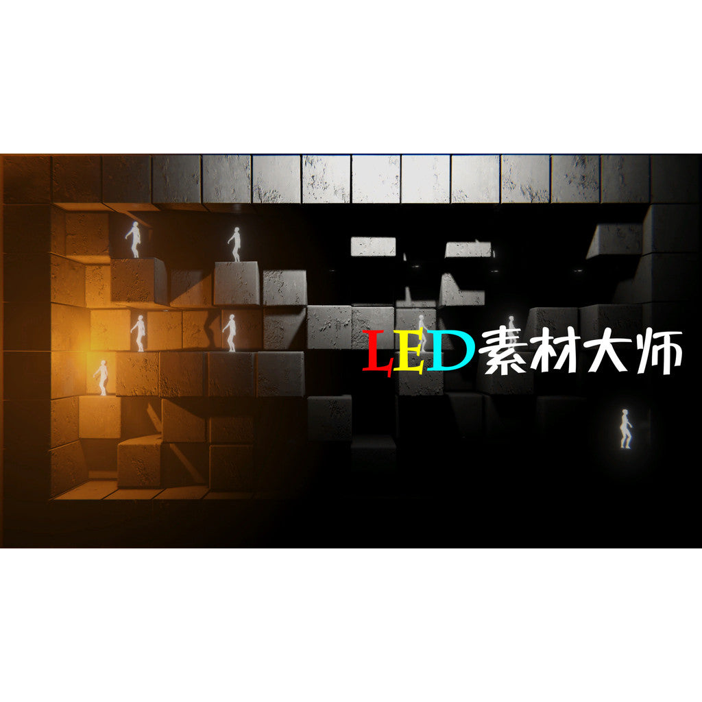 VJ LOOP | 🏗️ Industrial Metal Space Rhythm – Club/KTV LED Stage Visual VJ ⚙️🧱 [MICHIGO STUDIO]