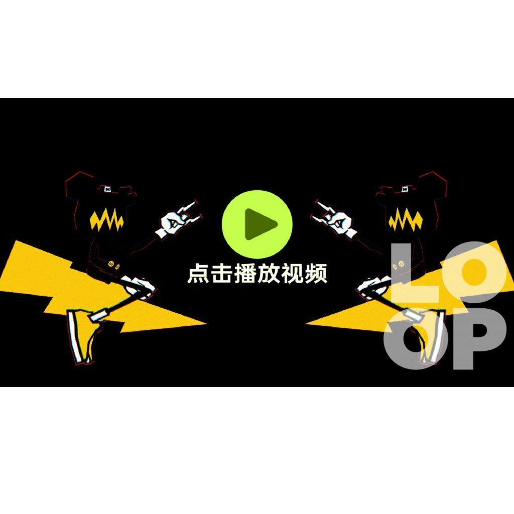 🎥 VJ LOOP | Cartoon Fun Bounce Rhythm LED Visuals for Stage & Bar 🎉🎠📺 [ MICHIGO STUDIO ]