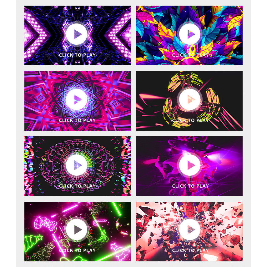 🎥 VJ LOOP | Neon Light Effect Looping Stage Visuals 4K for Bar/KTV 🌈⚡ [ MICHIGO STUDIO ]