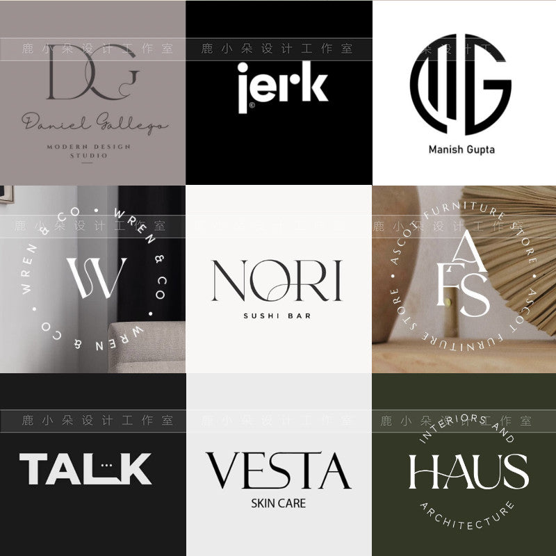 🎨 LOGO DESIGN | Minimalist Premium Letter Logo ✍️ Custom Branding for Beauty Shop & Signboard 💅🏪 [MICHIGO STUDIO]