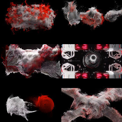 🎥 VJ LOOP | Particle Explosion Dancer Male & Female Stage LED Background 💃✨ [ MICHIGO STUDIO ]