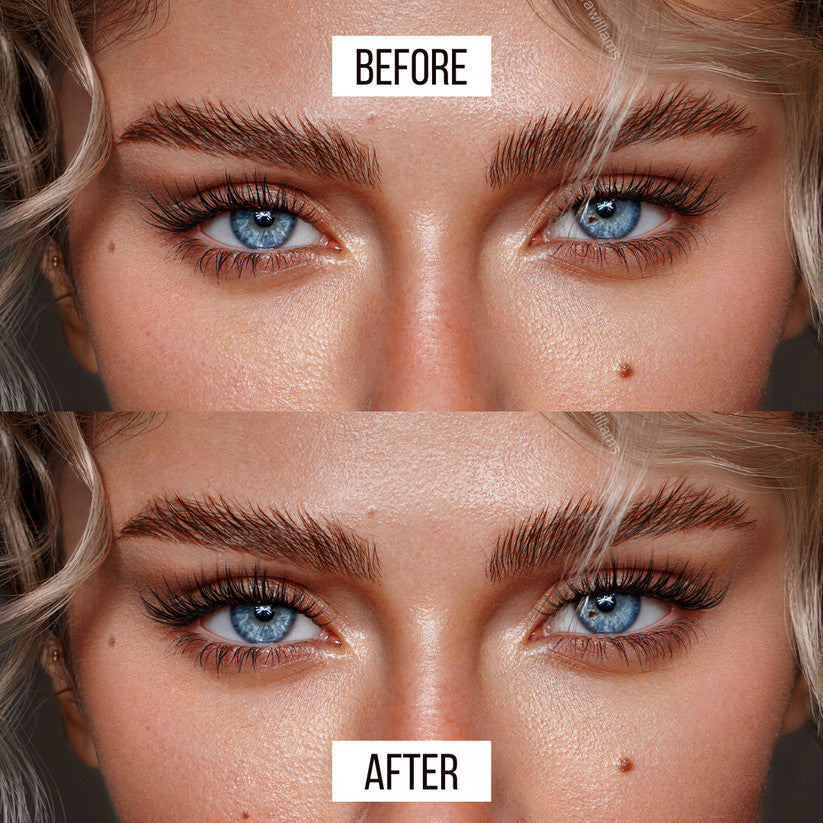 🖌️ PS BRUSHES | 96 Realistic Eyelash Brushes 👁️ Natural & Voluminous Lash Effects [ MICHIGO STUDIO ]
