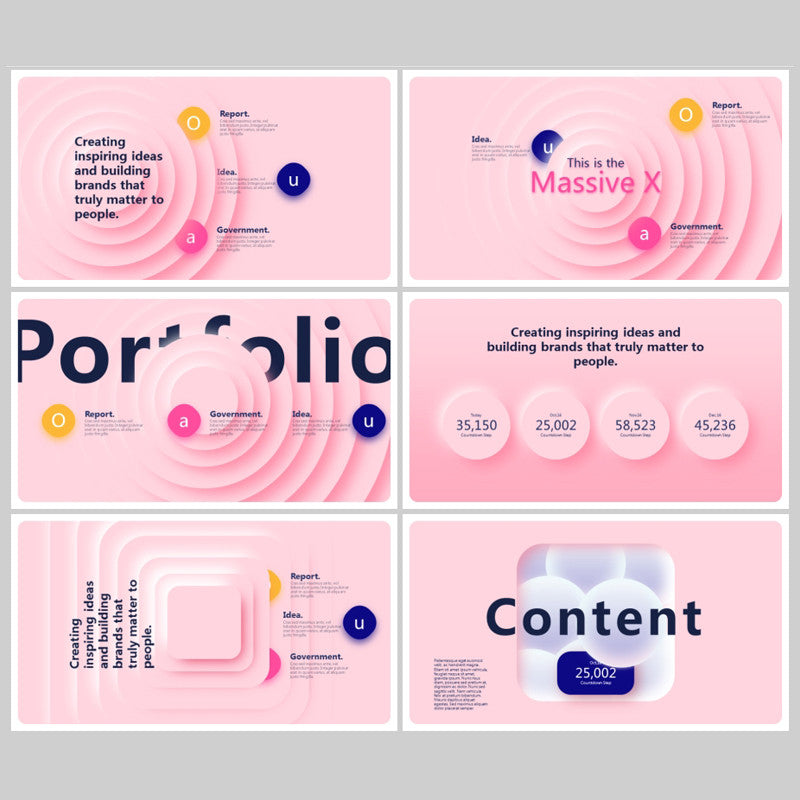 POWERPOINT TEMPLATE 6 | 🍬 Cute Animated Dynamic Pink Macaron High-End Work Report PPT Template [ MICHIGO STUDIO ]