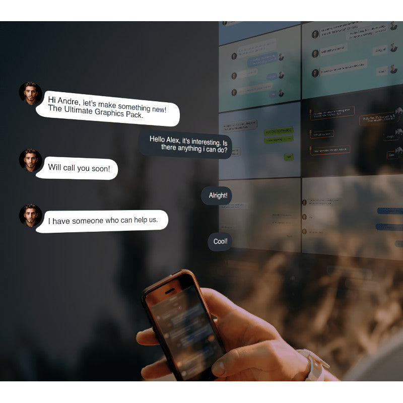 💬 Chat Bubbles | 10 WeChat/Text Message Animation Templates [MICHIGO STUDIO]