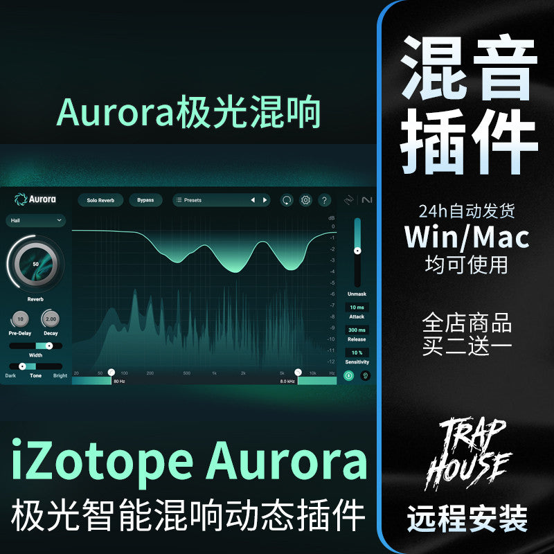 🌌 iZotope Aurora | Intelligent Reverb, Clear Spectrum & Dynamic Mixing Plugin [MICHIGO STUDIO]