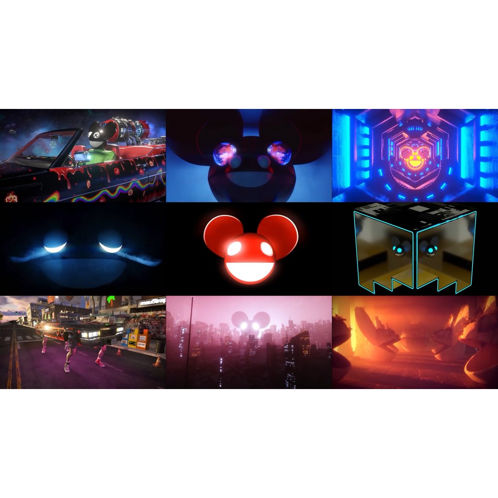🎥 VJ LOOP | DJ Mouse Head Rhythm LED Background for Club 🎧🐭🎶 [ MICHIGO STUDIO ]