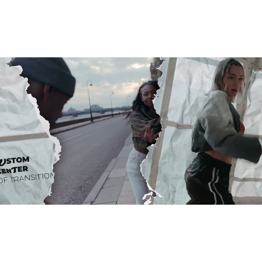 🧩 Torn Paper Transitions | Film Collage & Page Rip FX [MICHIGO STUDIO]
