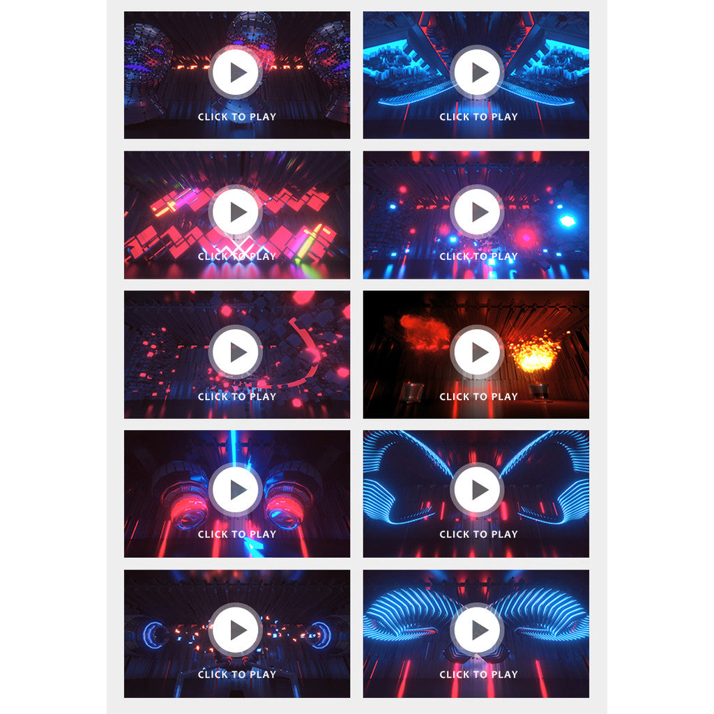 🎥 VJ LOOP | Cool 😎 3D Electro-Mechanical ⚙️ Showcase 🎭 Stage 🍹 Bar 🎶 Nightclub LED Screen Background [ MICHIGO STUDIO ]