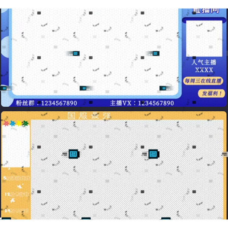 🖼️ PC Livestream Frame – Gaming, Fitness, Cooking, Education Border Pack [MICHIGO STUDIO]