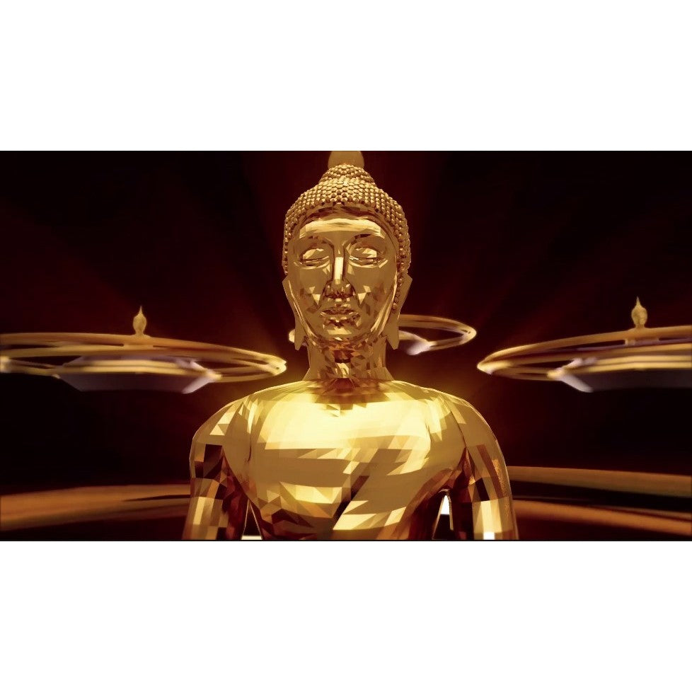 🎥 VJ LOOP | Buddha Statue Animation Visual LED Background 🧘🕉️🎥 [ MICHIGO STUDIO ]