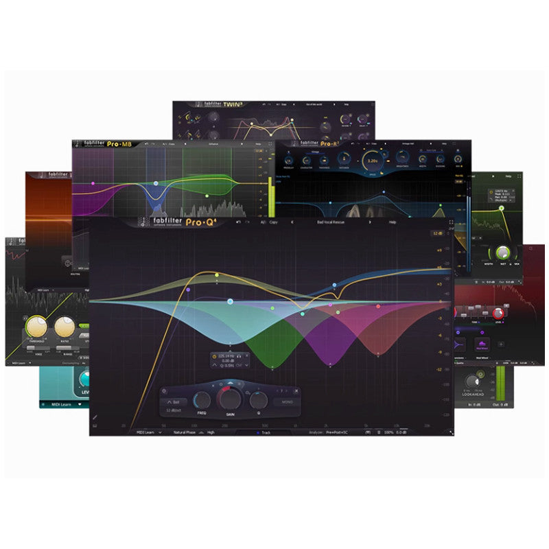 🎚️ FabFilter Pro-Q 4 & FX Bundle – Mixing & Mastering Plugin Suite 🧠 EQ | Compression | Reverb [MICHIGO STUDIO]