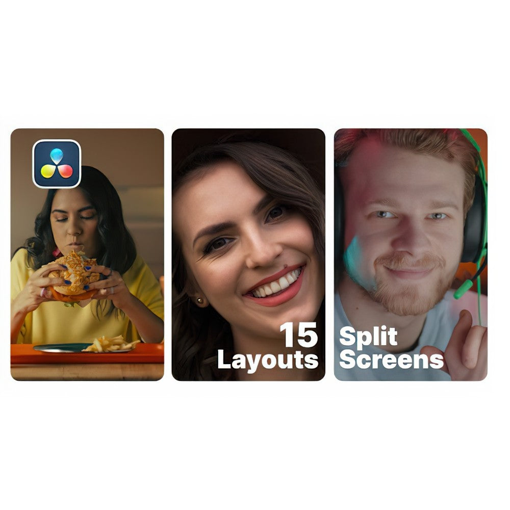 🖥️ Split Screen Templates | 15 Easy Multi-Screen Photo Video Layouts [MICHIGO STUDIO]