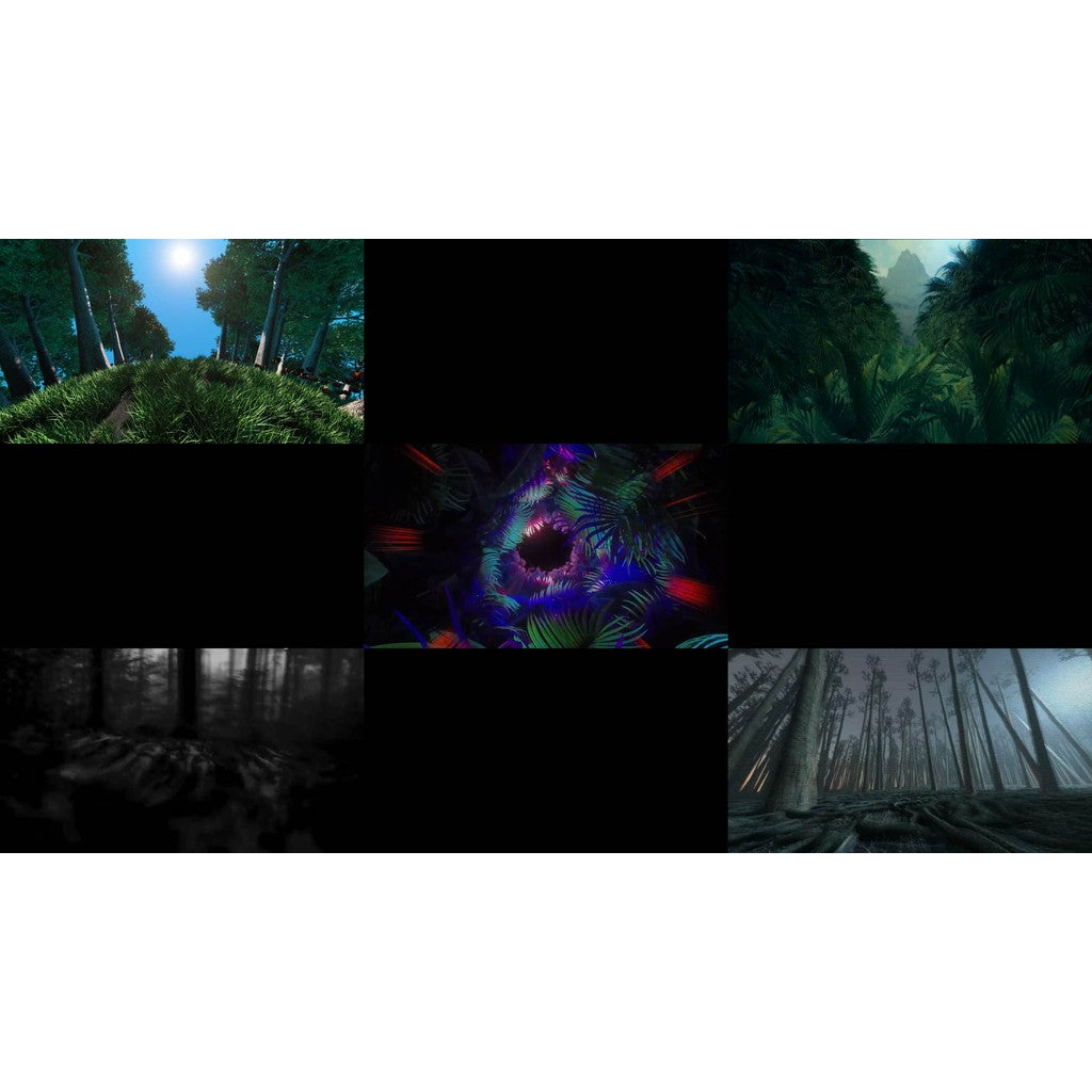 🎥 VJ LOOP | Jungle Forest Party Rhythm LED Club Visuals 🌲🌳🎉 [ MICHIGO STUDIO ]