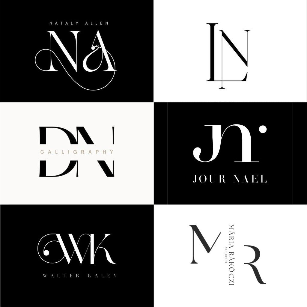 🎨 LOGO DESIGN | Custom Lettermark ✍️ English Logo for Beauty Brand, Wedding, Flower Shop 💐💅 [MICHIGO STUDIO]