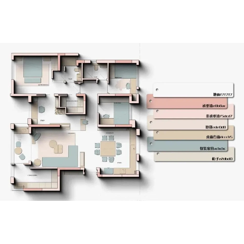 🖌️ PS PLUGIN | Shadowify 🌫️ Soft Shadow & Blur for Creamy Floor Plan Long Shadows (PS 2025 / Win/Mac) [ MICHIGO STUDIO ]