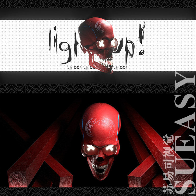 🎥 VJ LOOP | 3D Skull Face Short Visual for Club DJ LED Background 💀🎧 [MICHIGO STUDIO]