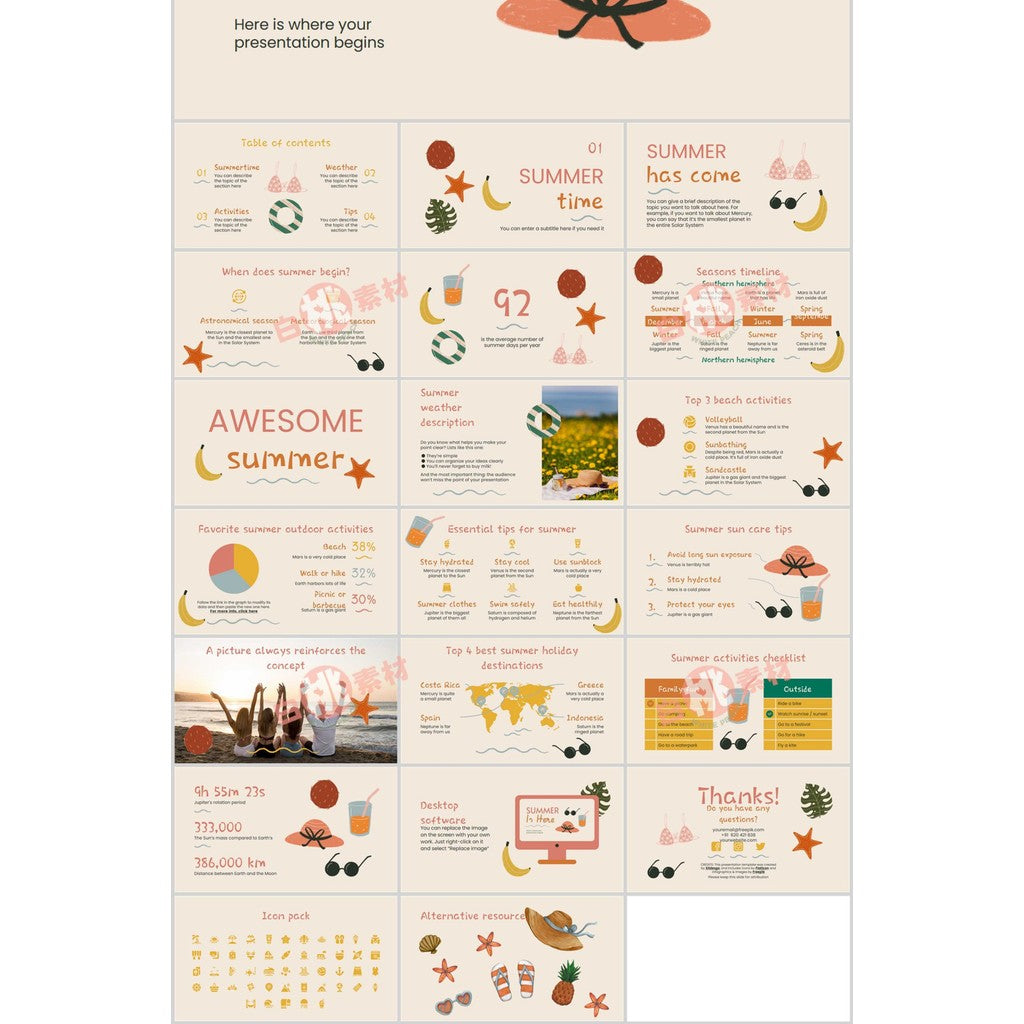 POWERPOINT TEMPLATE 99 | 🏠 Interior Design Minimalist Calm Home Decor Graduation Project PPT Template [ MICHIGO STUDIO ]