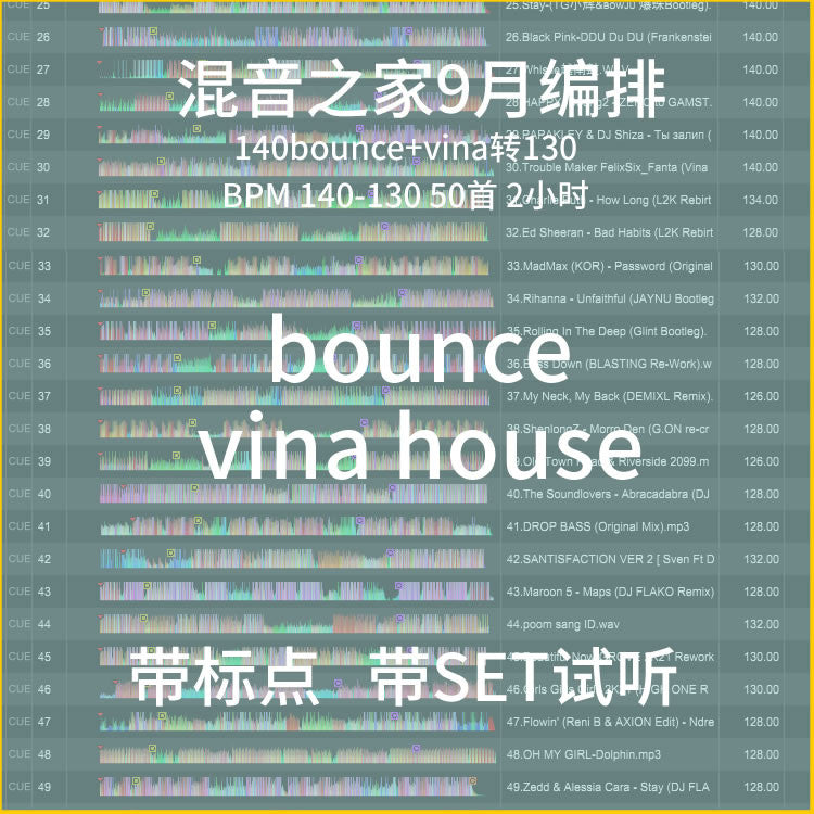 140BPM Bounce+Vina DJ Set 🎉 2-Hour Mix | Cue Ready [MICHIGO STUDIO]
