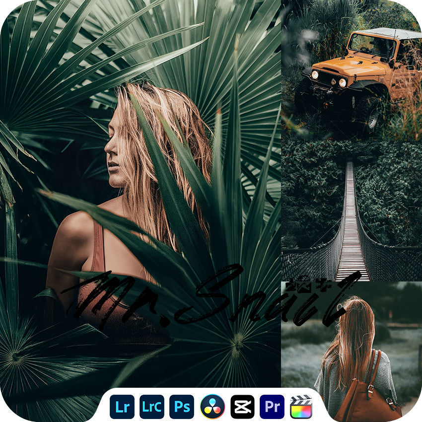 📸 Mr.232 Green Moody Capcut - Lightroom Preset (PS, PR, YouTube)