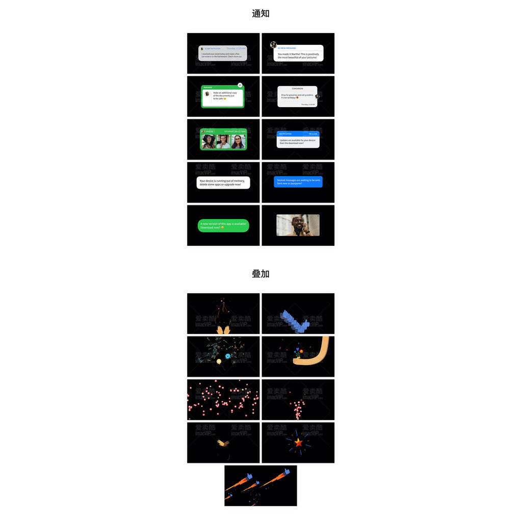 💬 FCPX M1/M2 Plugin – 101 Auto-Tracking Chat, Message, Emoji Popups 📱✨ mMessage 2 [MICHIGO STUDIO]