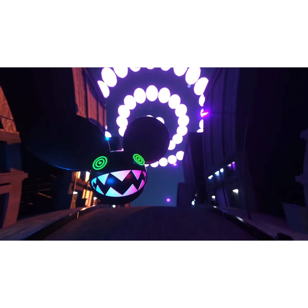 VJ LOOP | 🐭 Cartoon Bounce Mouse Head – Abstract LED Rhythm Visuals 🎵🎥 [MICHIGO STUDIO]
