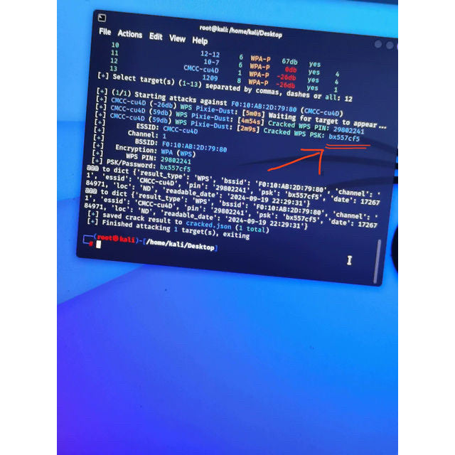 WiFi handshake packet capture (Kali Linux), no shipping required [ MICHIGO STUDIO ]