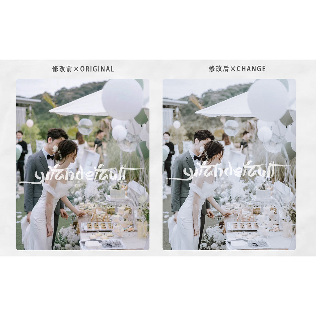 📸 Pixelcake Light Blogger Wedding - Lightroom Preset (20 Types, Mobile, Capcut, PhaseOne, PS)